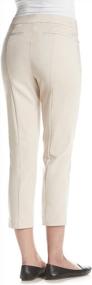 img 1 attached to Rafaella Women'S Petite Lightweight Satin Twill Ankle Dress Pants (Sizes 4-16 Petite)