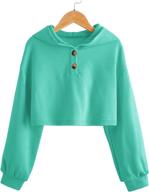 meilidress hoodies fashion pullover sweatshirts girls' clothing via active logo