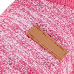 img 2 attached to 🐶 SATINIOR 2-Piece Winter Puppy Sweater Puppy Knitwear Clothes Warm Coat for Medium and Small Dogs - Rosy Red & Pink (XXL) - Pet Supplies