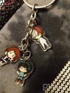 img 1 attached to Academia Keychain Keychains Todoroki Double Sided: The Perfect Accessory for My Hero Academia Fans review by Daniel Robinson