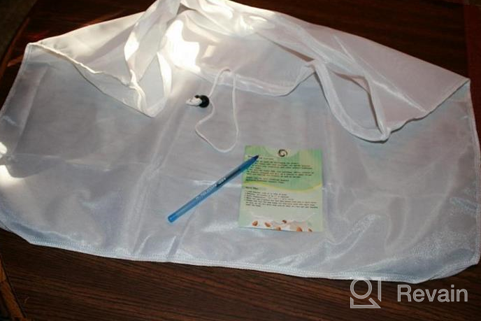 img 1 attached to 🍎 Bellamei Extra Large Reusable Brew Bags - 2 Pack, 250 Micron Fine Mesh Bags for Fruit Cider Apple Grape Wine Press Straining, Drawstring Brew in a Bag (2 pack-22"×26") review by Jamal Webb