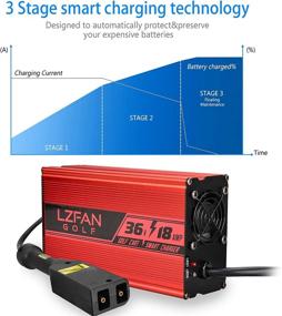 img 3 attached to 🔌 LZFAN EZGO TXT 36V Golf Cart Battery Charger - D Style Plug (36V-18AMP)