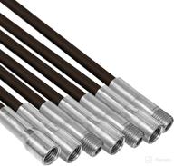 🧹 chromex 7 piece 3ft chimney rod kit - 21ft strong fiberglass rod kit with standard 1/4" npt fittings: a comprehensive chimney cleaning solution logo