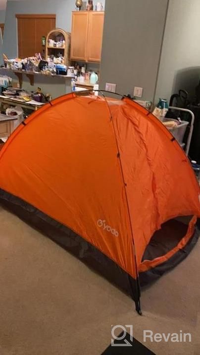 img 1 attached to Yodo 2 Person Lightweight Camping Tent With Carry Bag - Perfect For Backpacking And Outdoor Adventures review by Steve Lawrence