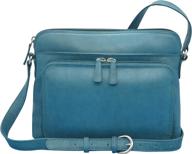 👜 premium genuine leather cross organizer wallet: perfect women's handbags & wallets - crossbody bags логотип