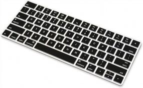 img 4 attached to Ультратонкий силиконовый защитный чехол ProElife для клавиатуры Apple IMac Magic Keyboard и Magic Keyboard 2, макет США (MLA22L / A-A1644, 2015 2016 г. выпуска) (без цифровой клавиатуры) (черный)