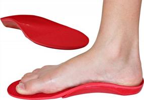 img 2 attached to Red Orthotic Sports Insole By KidSole -- Lightweight Soft & Sturdy Orthotic Technology For Active Children With Flat Feet And Other Arch Support Problems (US Kids Sizes 2-3.5 (22 CM))