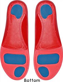 img 1 attached to Red Orthotic Sports Insole By KidSole -- Lightweight Soft & Sturdy Orthotic Technology For Active Children With Flat Feet And Other Arch Support Problems (US Kids Sizes 2-3.5 (22 CM))