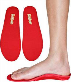 img 4 attached to Red Orthotic Sports Insole By KidSole -- Lightweight Soft & Sturdy Orthotic Technology For Active Children With Flat Feet And Other Arch Support Problems (US Kids Sizes 2-3.5 (22 CM))