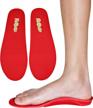 red orthotic sports insole by kidsole -- lightweight soft & sturdy orthotic technology for active children with flat feet and other arch support problems (us kids sizes 2-3.5 (22 cm)) logo