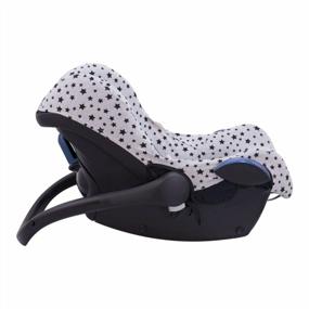 img 2 attached to Maximize Comfort And Style With JANABEBE'S Black Star Cover Liner For Maxi COSI Cabriofix, City, And Streety Fix