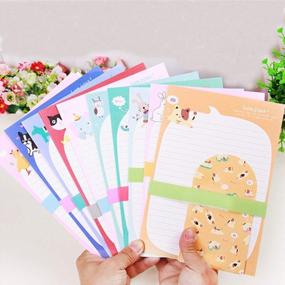 img 4 attached to 30 Cute Kawaii Design Writing Stationery Set - SCStyle Envelopes & Paper 9.25X6.3 Inches + 3.54X3.34 Inches