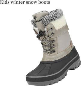 img 3 attached to 👟 DREAM PAIRS Insulated Waterproof KMONTE 1 Boys' Shoes: Perfect for Outdoor Adventures!