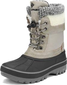 img 4 attached to 👟 DREAM PAIRS Insulated Waterproof KMONTE 1 Boys' Shoes: Perfect for Outdoor Adventures!