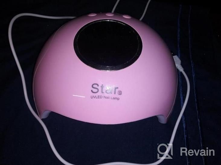 img 1 attached to Get Salon-Ready Nails At Home With Tfscloin Portable UV LED Nail Lamp In Pink review by Mary Campbell