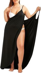 img 4 attached to Fadalo Spaghetti Strap Backless XXXXXX Large Women's Clothing ~ Swimsuits & Cover Ups