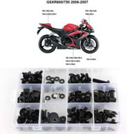 🔩 xitomer full sets fairing bolts kits, matte black - for gsxr600 gsxr750 2006 2007 k6 логотип