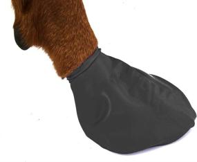 img 3 attached to 🐾 PawZ Dog Boots - Rubber Booties for Dogs, Waterproof Snow Boots for Paw Protection - 12 Shoes per Pack (Black)