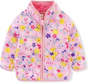 img 4 attached to Polar Fleece Warm Jacket For Toddlers And Kids: Lightweight And Zip-Up, Perfect For Autumn And Winter Seasons - Ideal For Baby Boys And Girls