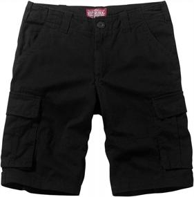 img 3 attached to Cotton Cargo Shorts For Men With Multiple Pockets - Perfect For Outdoor Activities