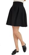 💃 stunning tronjori women's short pleated elastic skirts - fashionable women's clothing at its finest logo