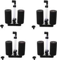 🐟 efficient xinyou xy-2822 air pump double sponge water filter for aquarium (4-pack) logo