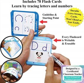 img 2 attached to Think2Master Spelling Word Puzzles & Flashcards. 20 Double Sided Self Correcting Jigsaw & 78 (Writable, Erasable) Flash Cards For Pre School, Kindergarten, 1St Grade & Home. BONUS 2 Markers & 2 Rings