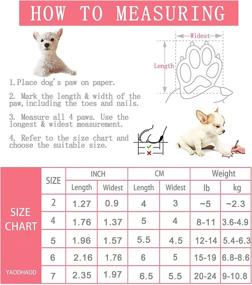 img 1 attached to YAODHAOD Anti-Slip Dog Shoes: Protect Your Pet's Paws on Hot Pavement - Reflective Straps, Small Size Booties for Summer, 4PCS