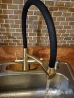 img 1 attached to GAPPO Gold Kitchen Faucet Pull Out Sink Dual Handle 3-In-1 High Arc Water Filter Purifier Golden review by Edward Freeland