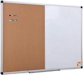 img 3 attached to 📋 48 x 36 Magnetic Dry Erase Board & Cork Board Combo - XBoard, Whiteboard with Aluminum Frame