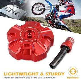 img 2 attached to 🔥 Enhance Performance with the NICECNC Red Fuel Cap for Beta 250 Xtraniner, 300Xtrainer, 350RR, 390/430/480RR, 400/498RR, 125RR, 200RR, 250RR, and 300RR: Perfect Fitment!