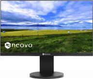 ag neovo ergonomic displayport adjustable 23.8", 60hz, blue light filter, mh-24, hd, ips logo