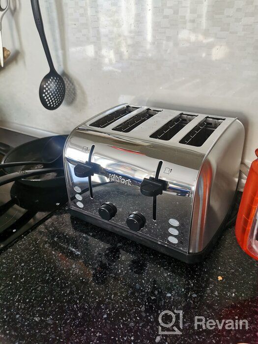 img 1 attached to Kitfort toaster KT-2016, silver review by Aneta Ania ubertowsk ᠌