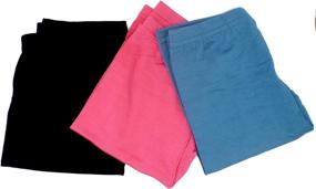 img 3 attached to Shorts Athletic Leggings Active Underwear Girls' Clothing : Active