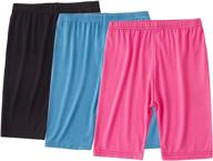 shorts athletic leggings active underwear girls' clothing : active logo