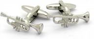 trumpet cufflinks orchestra symphony cleaner logo