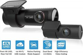 img 3 attached to BlackVue DR900X-2CH With 256GB MicroSD Card 4K UHD Cloud Dashcam Built-In Wi-Fi, GPS, Parking Mode Voltage Monitor LTE Via Optional CM100 LTE Module