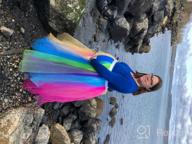img 1 attached to 💃 CoutureBridal® Long Tutu Rainbow Tulle Skirt for Women - Fluffy Performance Skirt review by Jeremy Yuusuf