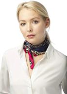 stylish and versatile bandanas for women - satin silk, chiffon and pleated neck scarf set with hair accessory logo