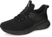 non-slip lightweight mesh sneakers for women - ideal for running, walking, tennis, training, and outdoor sports logo
