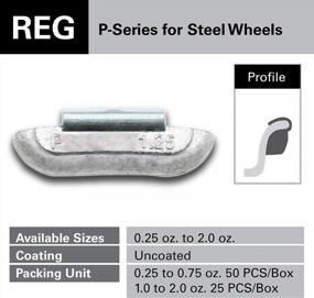 img 2 attached to 50 Pack Of CKAuto Uncoated 1/4Oz Clip-On Wheel Weights In P-Style For Improved SEO