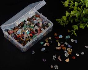 img 2 attached to 400 шт., бусины из натурального камня 5-8 мм, многоцветный драгоценный камень, целебный кристалл, сделай сам, браслет, изготовление ювелирных изделий