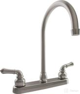 dura faucet df-pk330hc-sn rv j-spout смеситель для кухонной раковины (матовый сатиновый никель) логотип