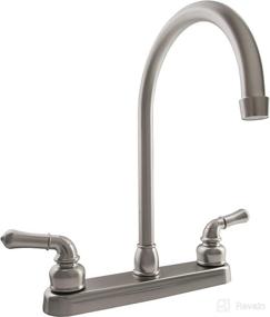 img 4 attached to Dura Faucet DF-PK330HC-SN RV J-Spout Смеситель для кухонной раковины (матовый сатиновый никель)