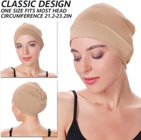 img 3 attached to Stay Comfortable And Stylish With Headshion'S Multi-Pack Skull Caps For Men And Women