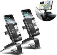 belleviewway car phone holder mount: enhanced 360-degree rotation for universal smartphone compatibility (2 packs) logo