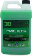 🧼 revitalize and extend towel life with 3d towel kleen - premium microfiber detergent - non-residue formula - 1 gallon logo