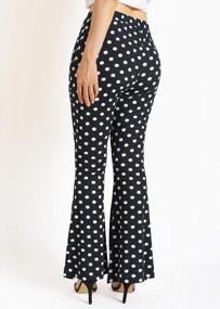 img 2 attached to Weintee Women'S High Waisted Bell Bottoms Flare Pants With Pockets