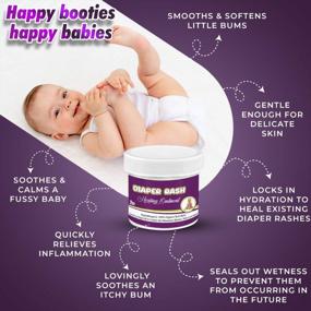 img 3 attached to Organic Diaper Rash Healing Ointment By Natrulo - All Natural Butt Balm For Quick Itch Relief - Hypoallergenic And Vegan Formula For Newborns, Kids, And Adults - Soothe And Protect Your Baby'S Skin