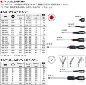 img 1 attached to 🔧 Легкость обращения с отверткой Филлипс BAHCO BE-8610 Ergo - 7 3/4 дюйма